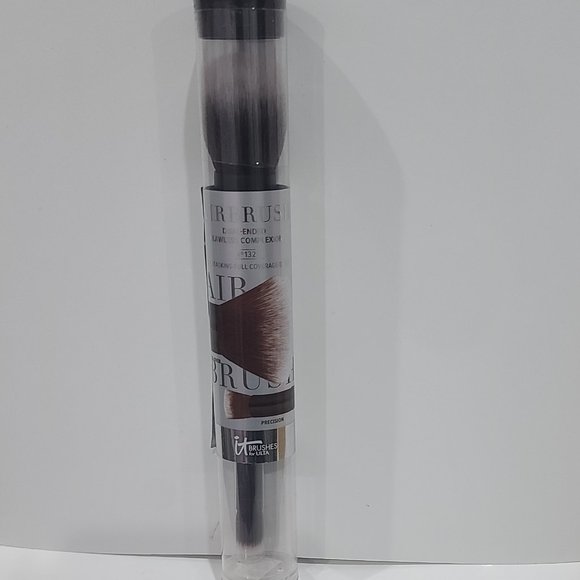 NEW ✅ IT Cosmetics #132 Airbrush Dual-Ended Flawless Complexion Brush ✨ NEW - Picture 5 of 7